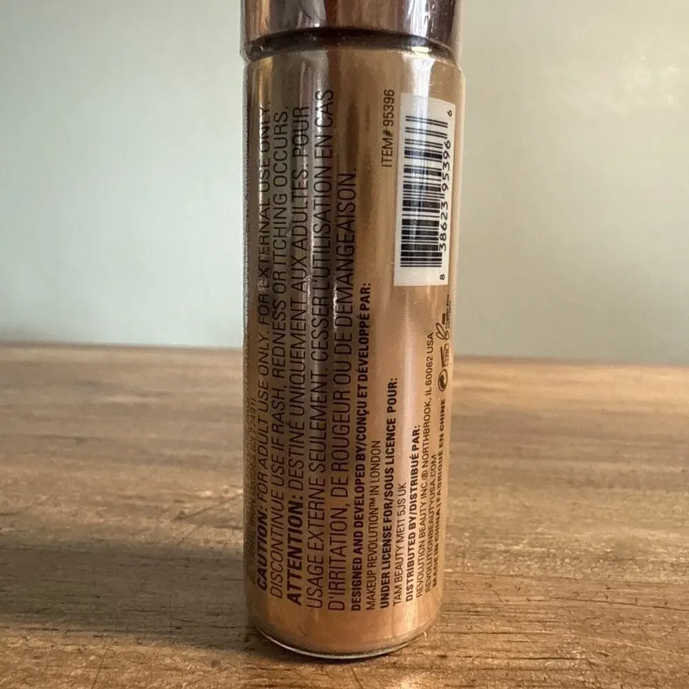 Makeup Revolution Liquid Highlighter Euphoric GOLD …0.61 Fl Oz New/Sealed